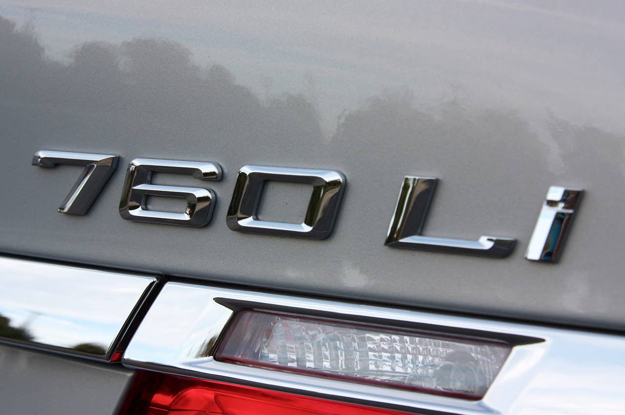 2010 BMW 760Li badge