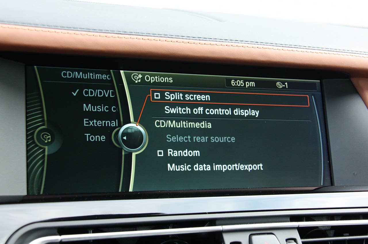 2010 BMW 760Li multimedia system