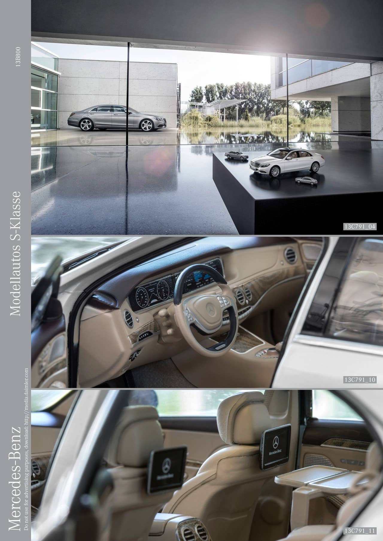 Mercedes-Benz S-Class scale model