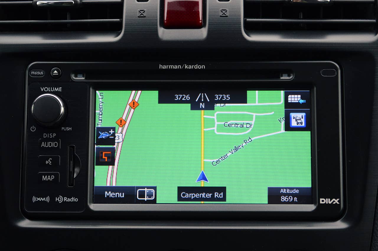 2014 Subaru Forester XT navigation system