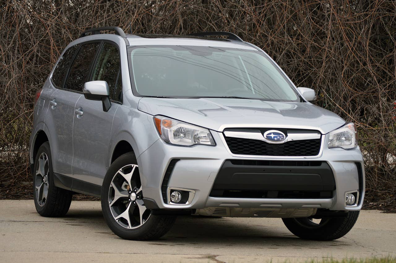 2014 Subaru Forester XT front 3/4 view