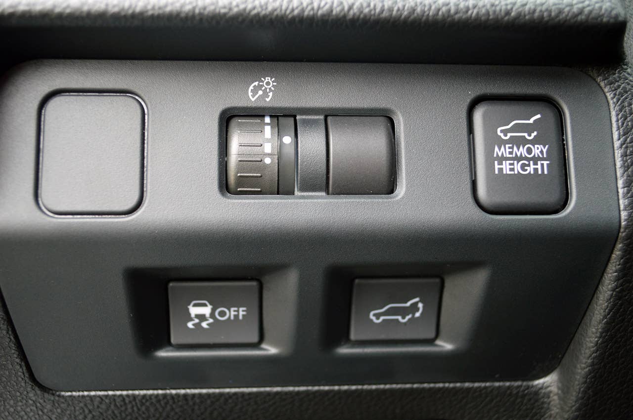 2014 Subaru Forester XT dash controls