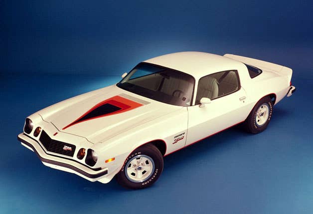 1977 Chevrolet Camaro Z/28  The Z/28 was the performance version of the Camaro and, less than ten years prior, it had been tearing up road courses in the SCCA Trans Am race series where other drivers lived in fear of driver Mark Donohue. The Malaise Era version of the car that used to sport in the vicinity of 300 hp? Just 185 hp and a 0-60 time of around eight seconds. That's fully-laden VW Routan performance today.