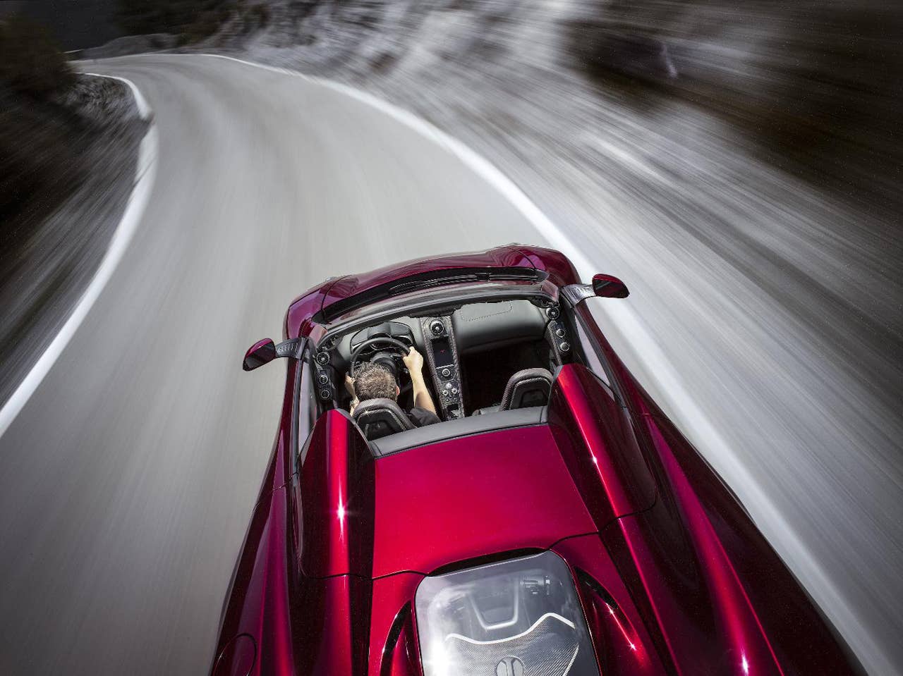 McLaren MP4-12C Spider from rear