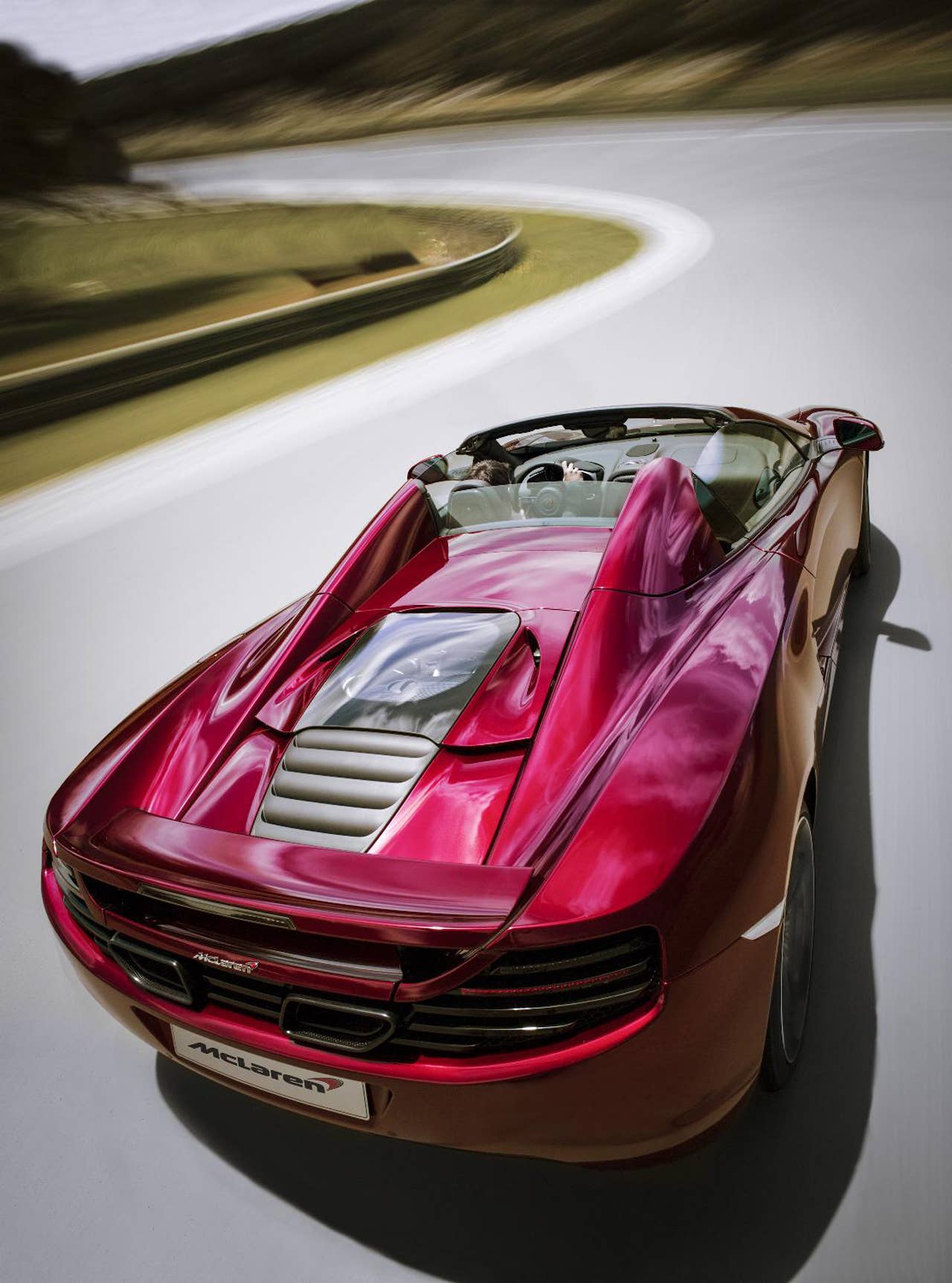 McLaren MP4-12C Spider from rear