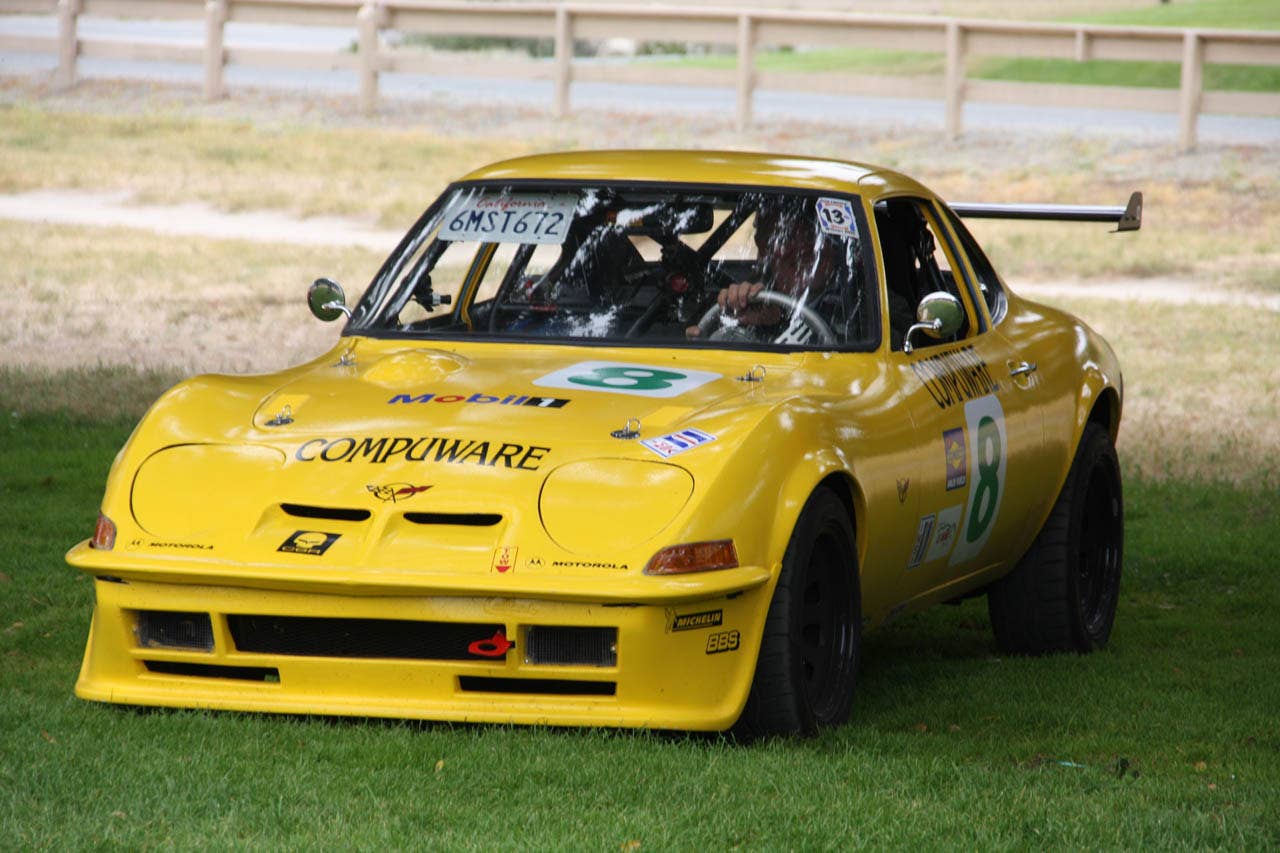 Opel GT in Compuware 'Vette livery