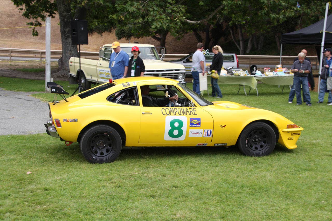 Opel GT in Compuware 'Vette livery