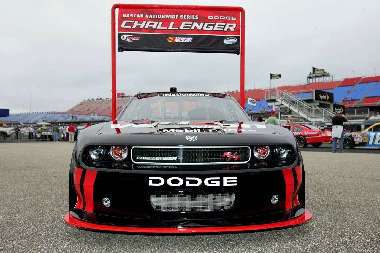 during practice for the NASCAR Sprint Cup Series AMP Energy 500 at Talladega Superspeedway on October 30, 2009 in Talladega, Alabama.