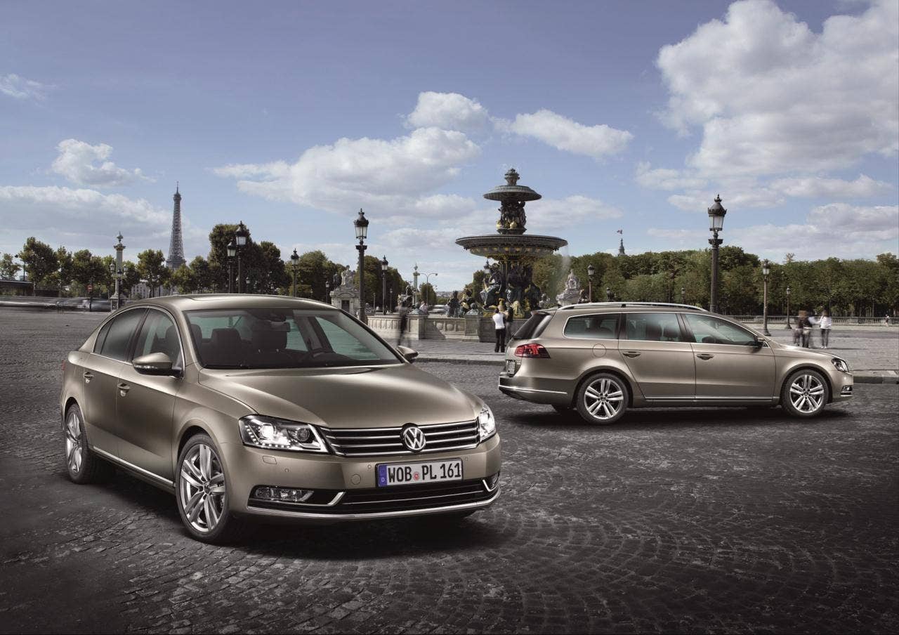 2011 Volkswagen Passat sedan and estate