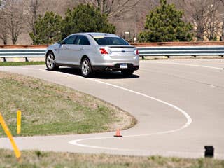 We ride along with Crissy Rodriguez in a pre-production version of the 2010 Ford Taurus SHO. The SHO goes on sale later in 2009.Read our full story on the ride here. Research the Ford TaurusFord Taurus OverviewFord Taurus PicturesFree Ford Taurus Price Quote