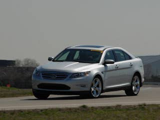 We ride along with Crissy Rodriguez in a pre-production version of the 2010 Ford Taurus SHO. The SHO goes on sale later in 2009.Read our full story on the ride here. Research the Ford TaurusFord Taurus OverviewFord Taurus PicturesFree Ford Taurus Price Quote