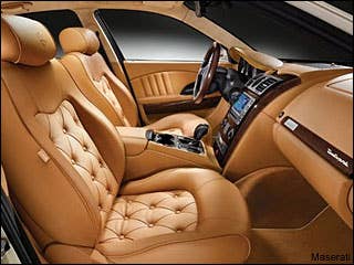 What we like best:It has the finest exhaust note of any sedan on the marketplace, bar none.Research the Maserati QuattroporteMaserati Quattroporte OverviewMaserati Quattroporte PicturesNew Maserati Models