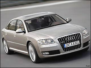 Starting at $120,100Riding on a 5.5" longer wheelbase than the already spacious A8, the A8L packs luxurious features into both front and rear seat riding positions. Whether you're lounging in the back seat or punching the accelerator that controls the 450 hp 12-cylinder engine, you're in the catbird seat.Research the Audi A8L W12Audi A8L W12 OverviewAudi A8L W12 PicturesFree Audi A8L W12 Price Quote