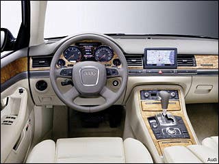 What we like best:The back seat is a comfortable as the driver's seat -- and there's a refrigerator!Research the Audi A8L W12Audi A8L W12 OverviewAudi A8L W12 PicturesFree Audi A8L W12 Price Quote