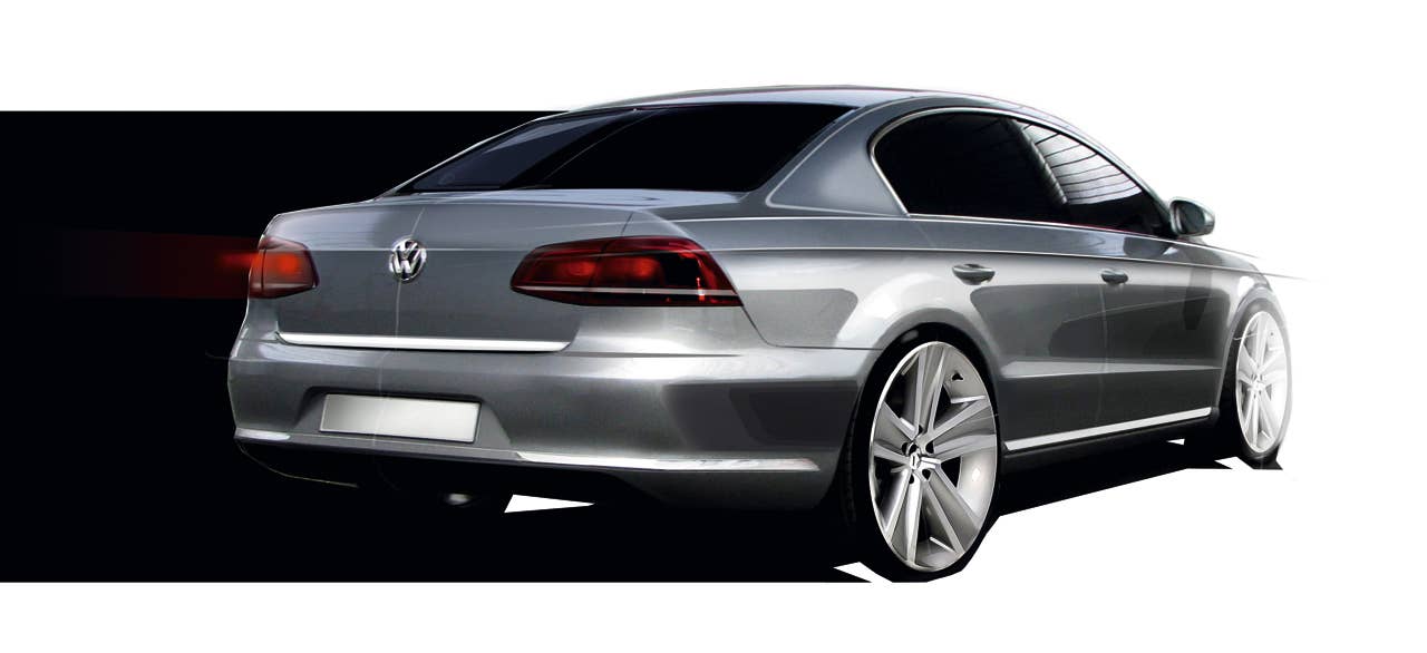 2011 Volkswagen Passat drawing