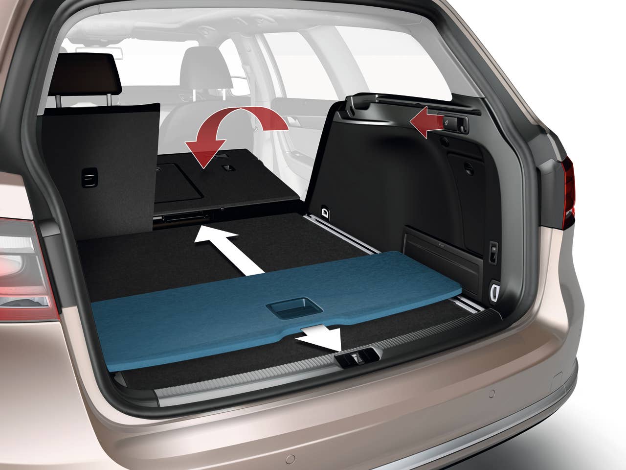 2011 Volkswagen Passat cargo area