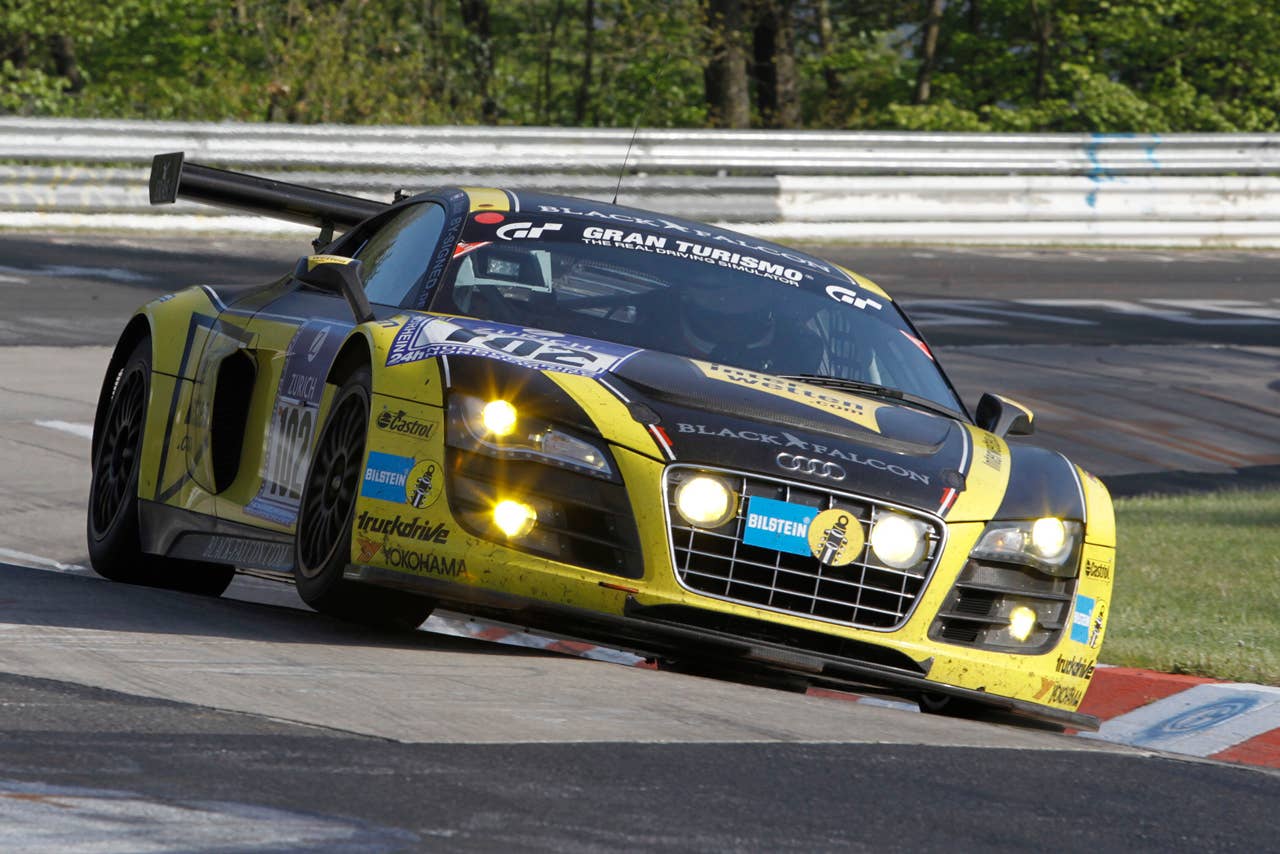 24h Rennen Nrburgring 2010 Christer Jns, Sean-Paul Breslin, Johannes Stuck, Kenneth Heyer(Audi R8 LMS)