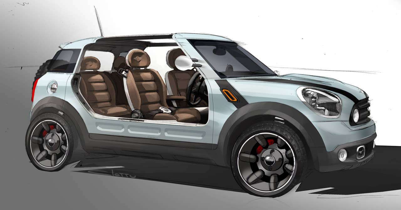 Design sketch MINI Beachcomber Concept (12/2009)