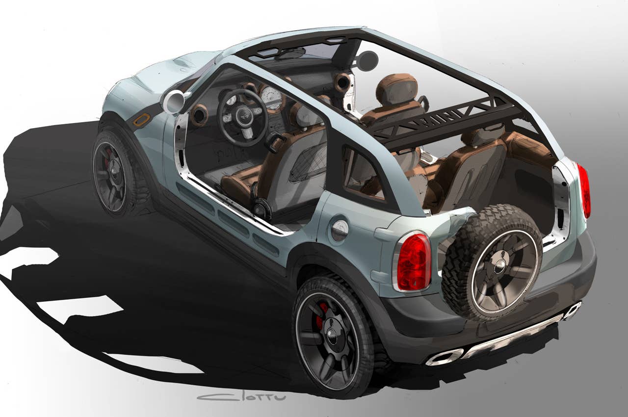 Design sketch MINI Beachcomber Concept (12/2009)