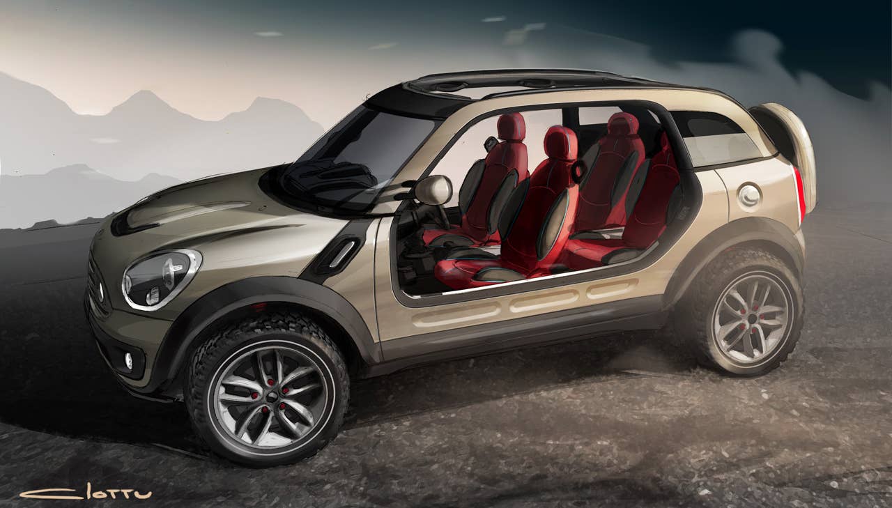 Design sketch MINI Beachcomber Concept (12/2009)