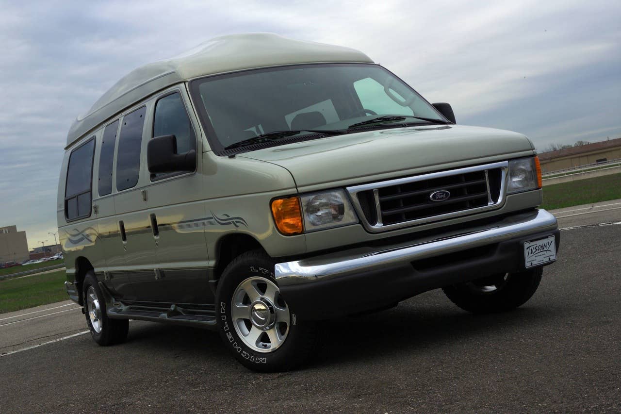 They're big and get like 12 mpg. Is it any surprise that 89 compressed natural gas Ford E-250s were clunked? By this point, probably not to anyone at Ford.
