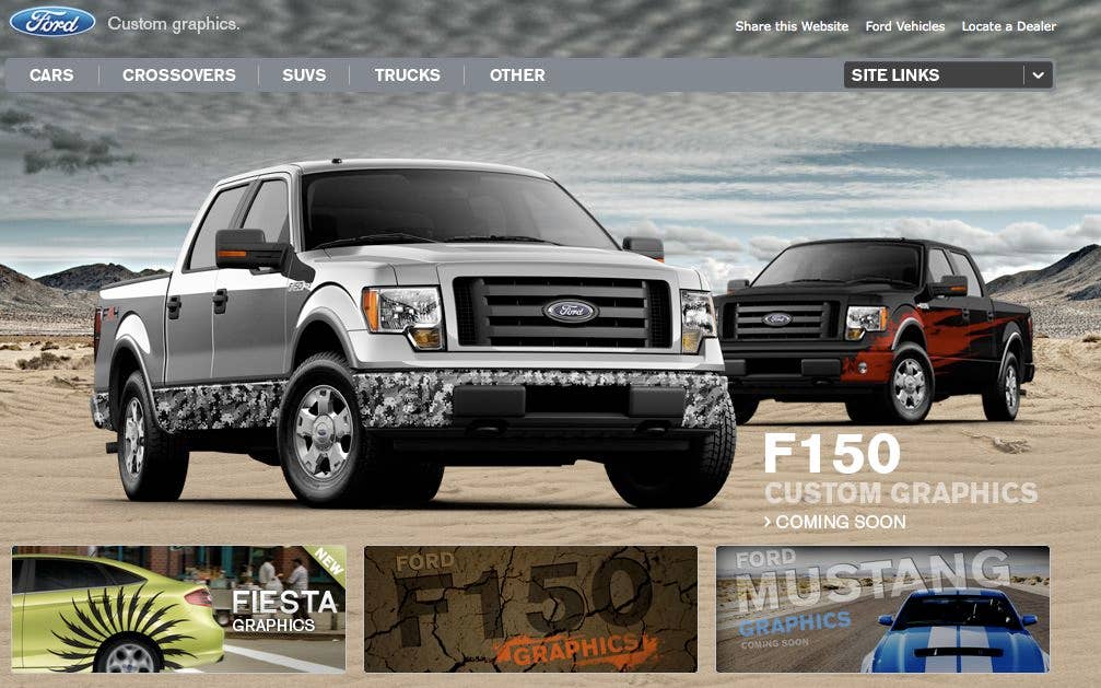 Fancy a camouflage F-150? Graphics for entire Ford lineup coming soon ...