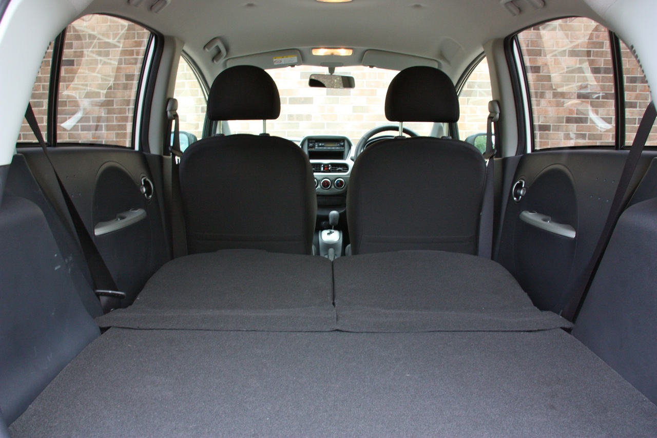 2010 Mitsubishi i-MiEV (JDM) with fold down rear seats