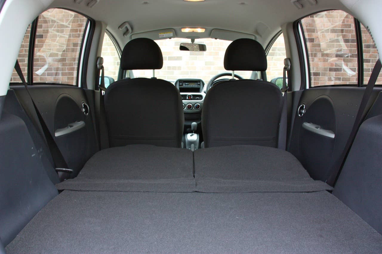 2010 Mitsubishi i-MiEV (JDM) with fold down rear seats