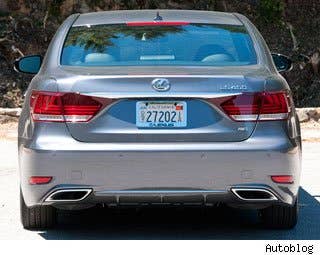 The other big safety feature worth mentioning is the advanced pre-collision system that detects vehicles and pedestrians in the car's path. The system relies the millimeter-wave radar, near-infrared projectors and a stereo camera.  Like the adaptive cruise control, it's not the system's Lexus debut. But it has been enhanced over previous versions, specifically in its ability to better detect hazards in darkness and differentiate between moving and stationary objects.  Once the system has confirmed the likelihood of a collision, it activates a warning buzzer, an emergency steering assist to help improve driver response and provide air suspension to help control the front end in hard braking.  At speeds of 25 mph or less, the A-PCS brings the car to a complete halt and averts a collision. At higher speeds, it reduces the severity of a crash.  I didn't want to scare any unsuspecting pedestrians along the streets of suburban Detroit, so we left the A-PCS untested. Assuming it works as well as hyped, it is another key feature that should make the LS a frontrunner in the luxury sedan category.