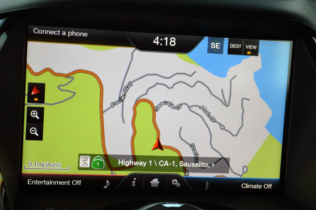2013 Ford C-Max Energi navigation system