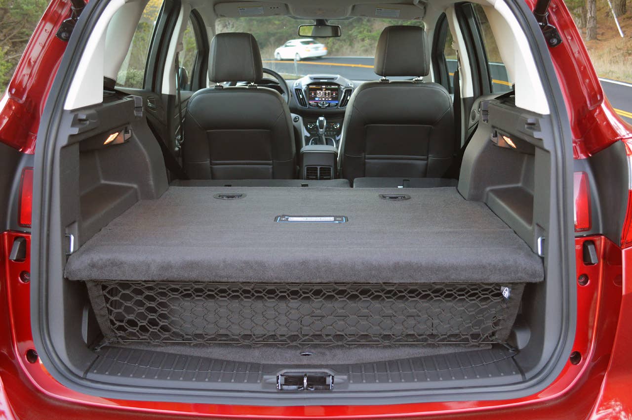 2013 Ford C-Max Energi rear cargo area