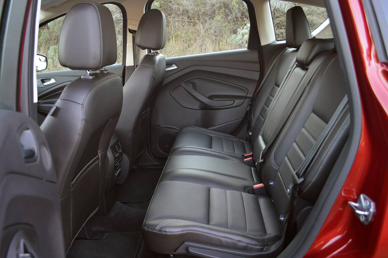 2013 Ford C-Max Energi rear seats