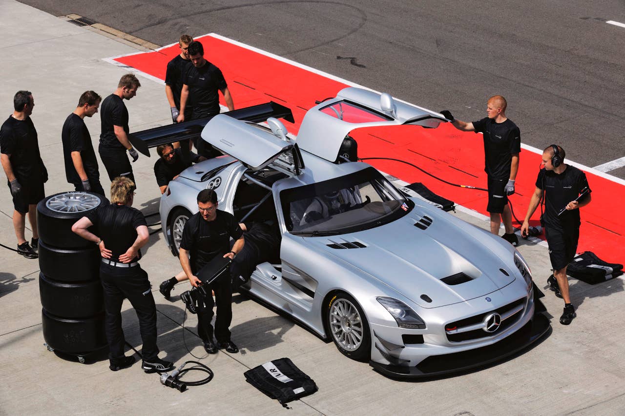SLS GT3 Erprobung (C197) 2010