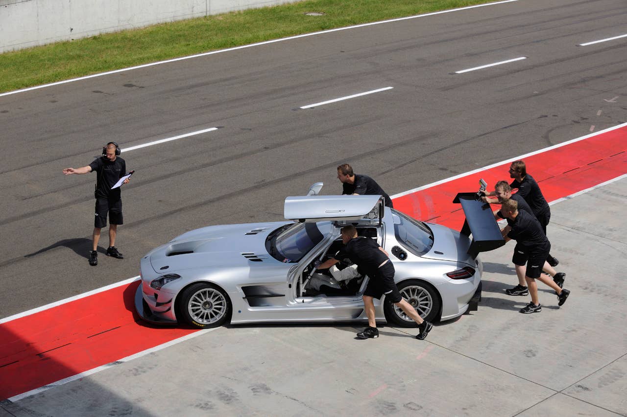 SLS GT3 Erprobung (C197) 2010