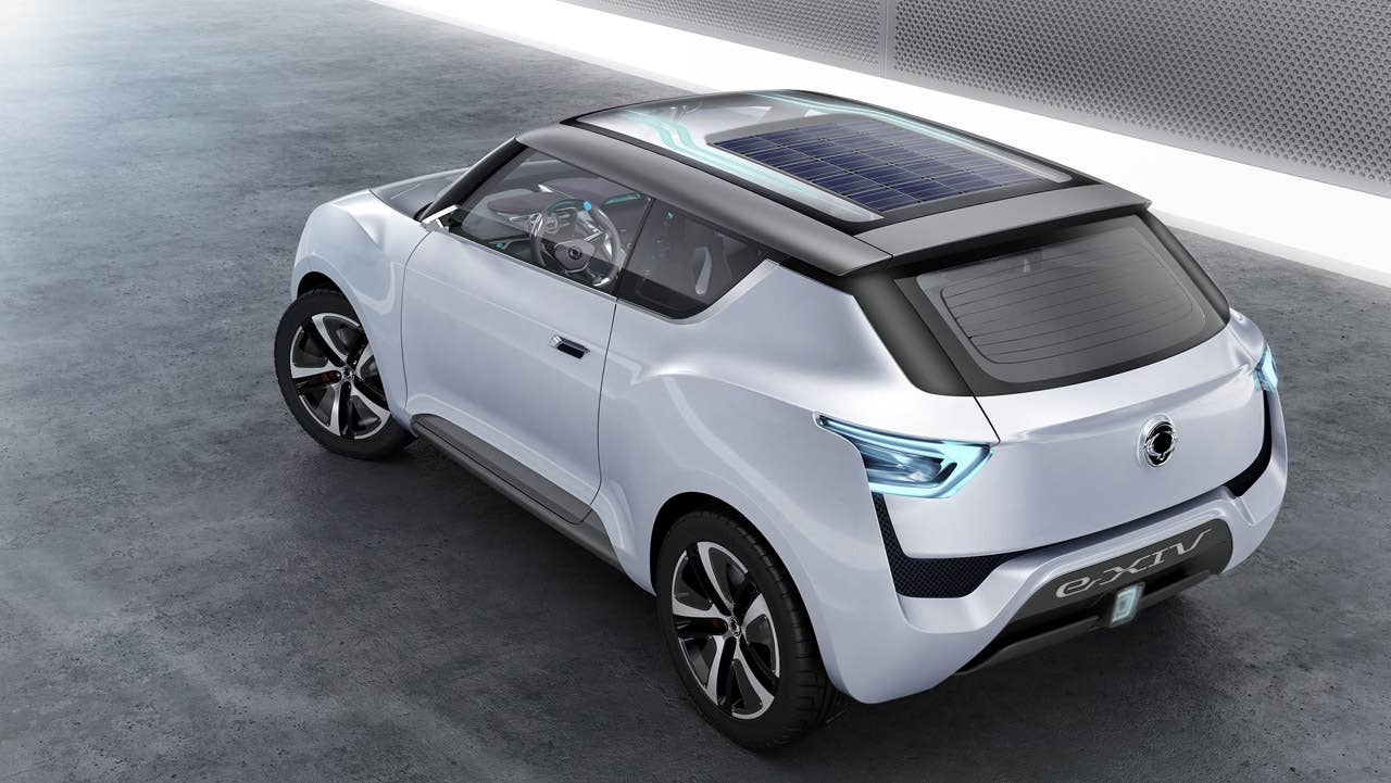 Ssangyong e-XIV Concept rear 3/4
