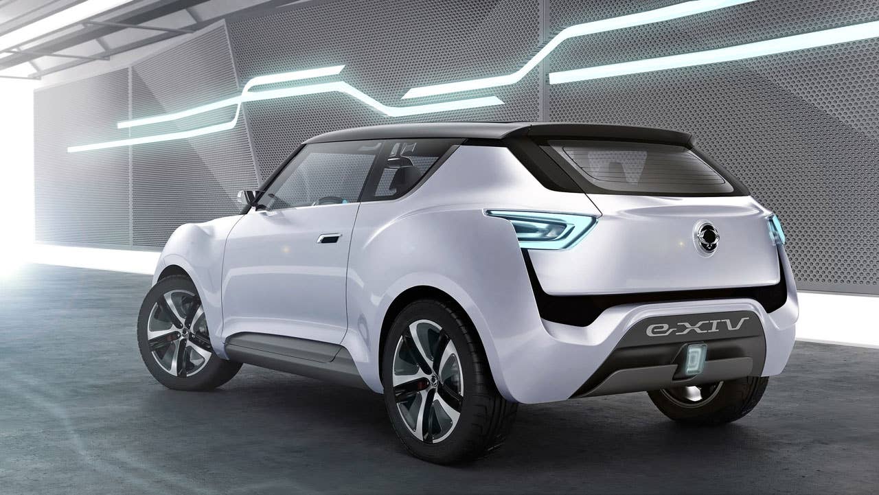 Ssangyong e-XIV Concept rear 3/4