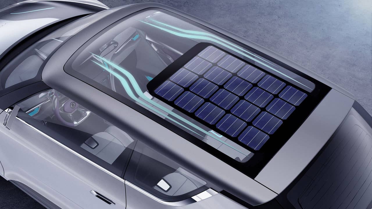 Ssangyong e-XIV Concept solar roof