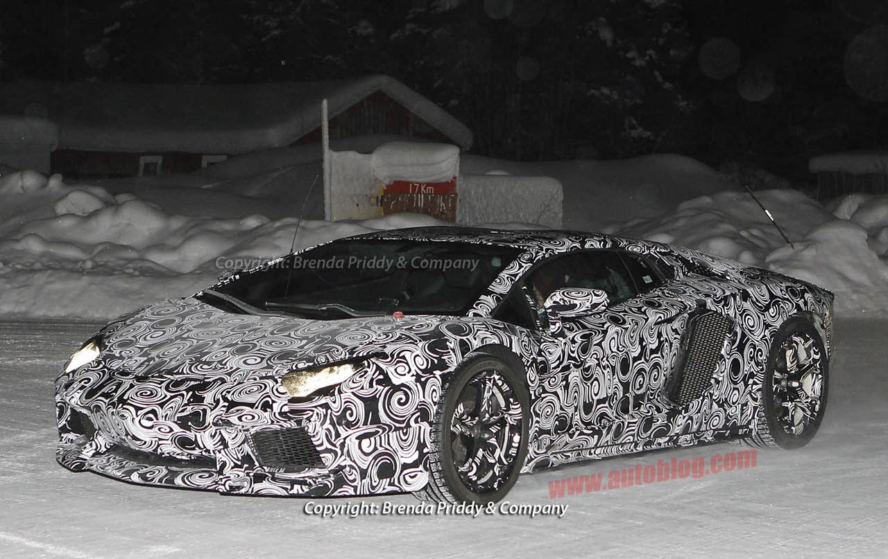 Lamborghini Aventador LP700-4 front 3/4