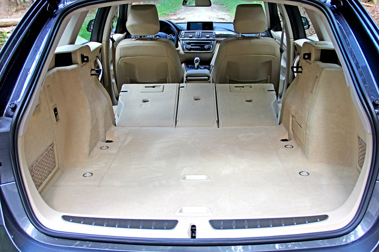 2014 BMW 3 Series Sports Wagon rear cargo area