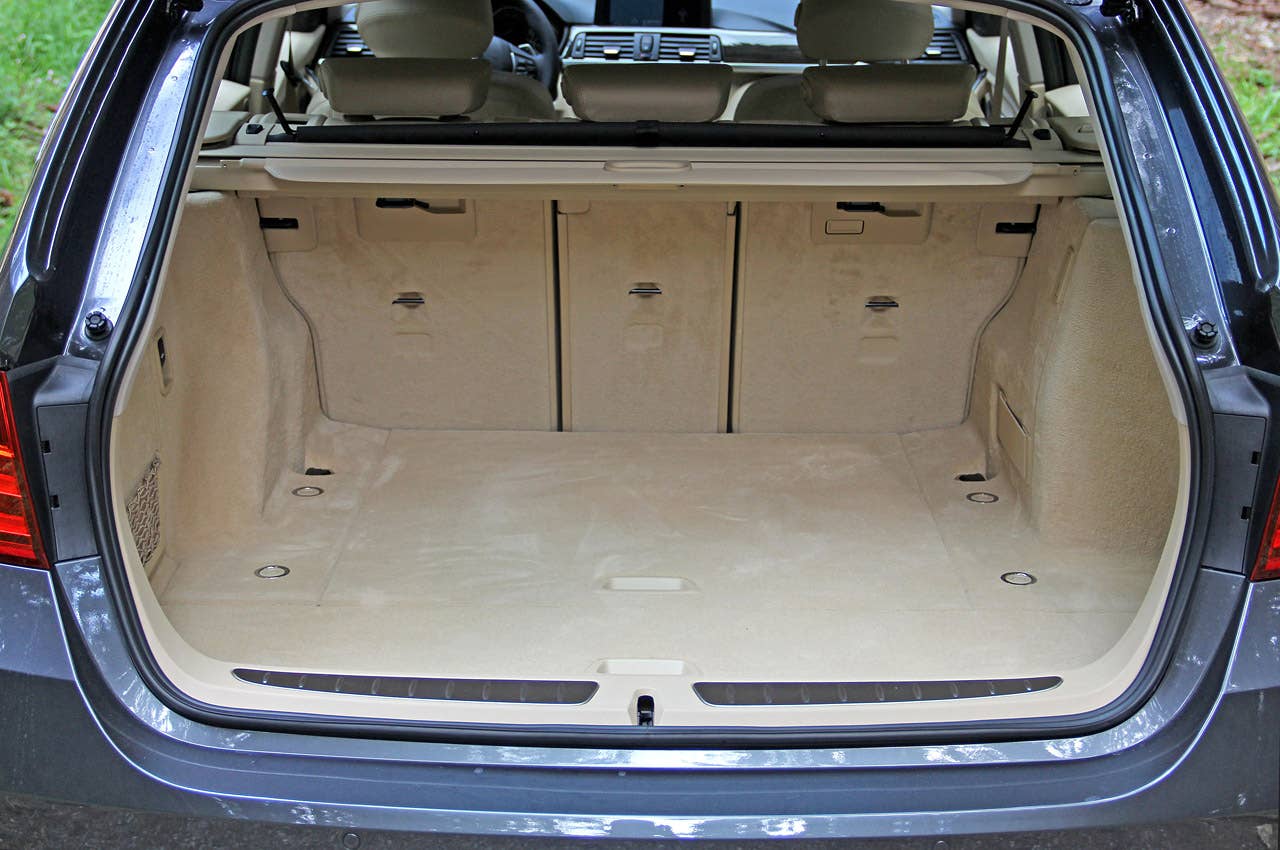 2014 BMW 3 Series Sports Wagon rear cargo area