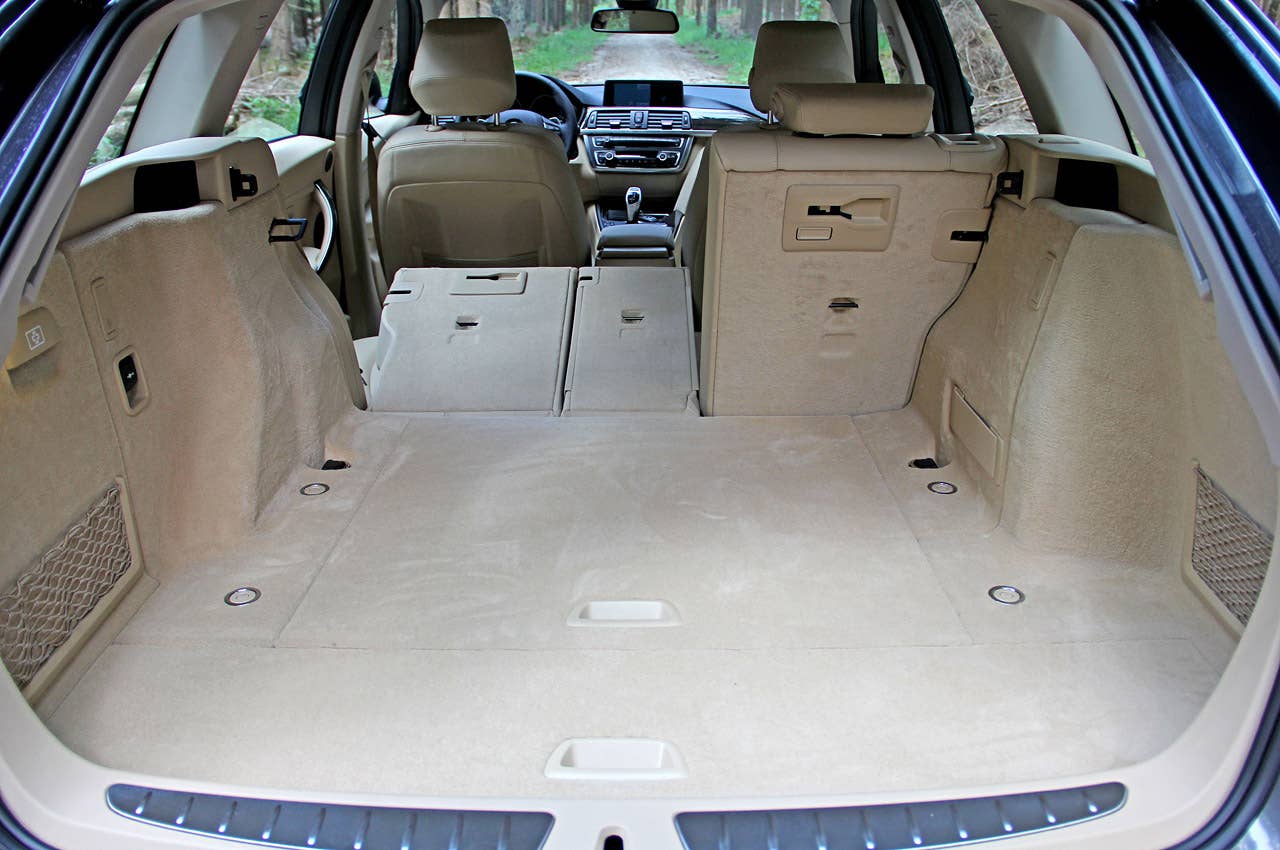 2014 BMW 3 Series Sports Wagon rear cargo area