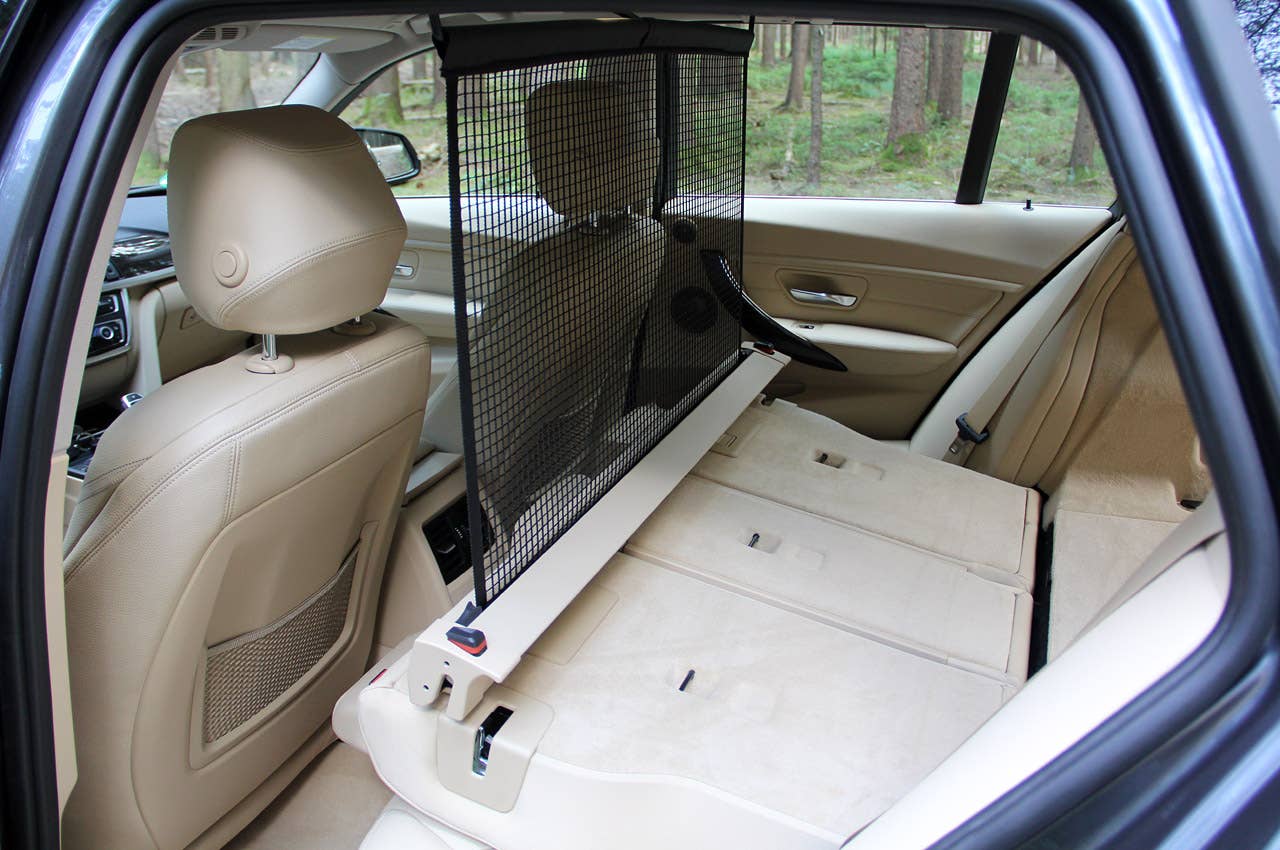 2014 BMW 3 Series Sports Wagon folded rear seats