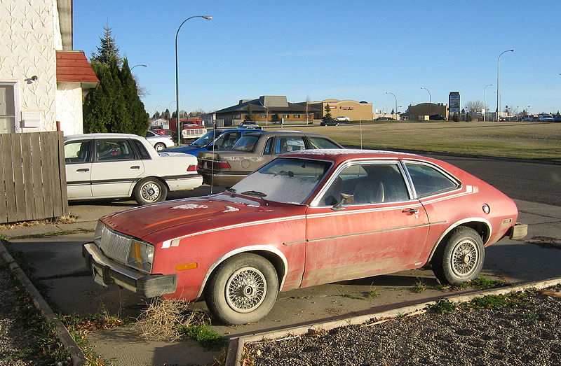 This is the Mercury Bobcat. It was first built in 1975. It is based on the Ford Pinto. Yes, it also had a propensity to burst into flames upon impact. It sucked. Let's move on, shall we?