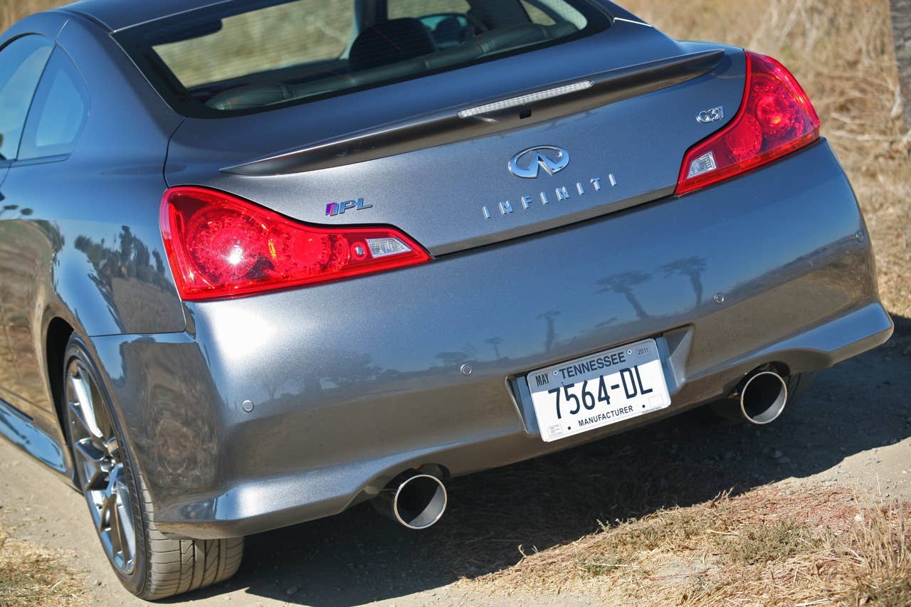 2011 Infiniti IPL G Coupe, rear end