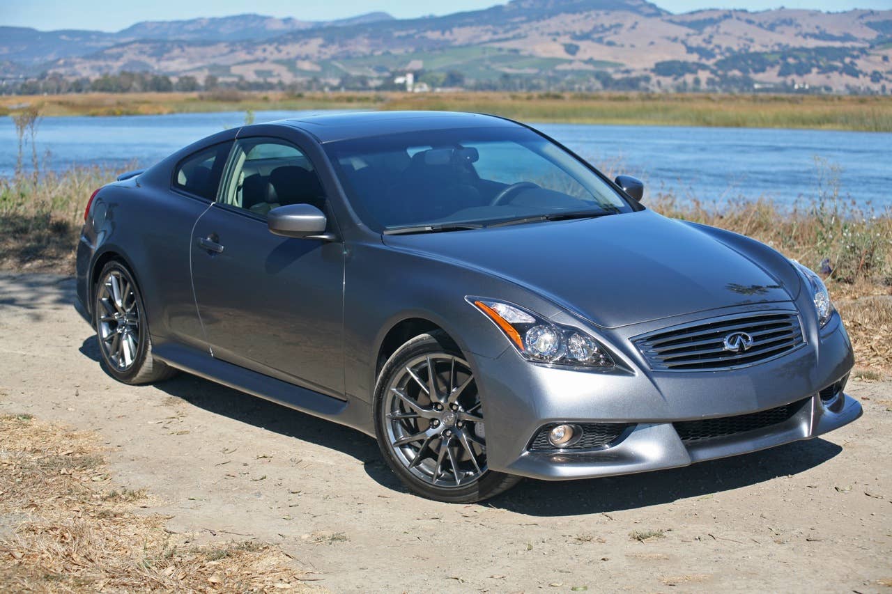 2011 Infiniti IPL G Coupe, front 3/4 wide view