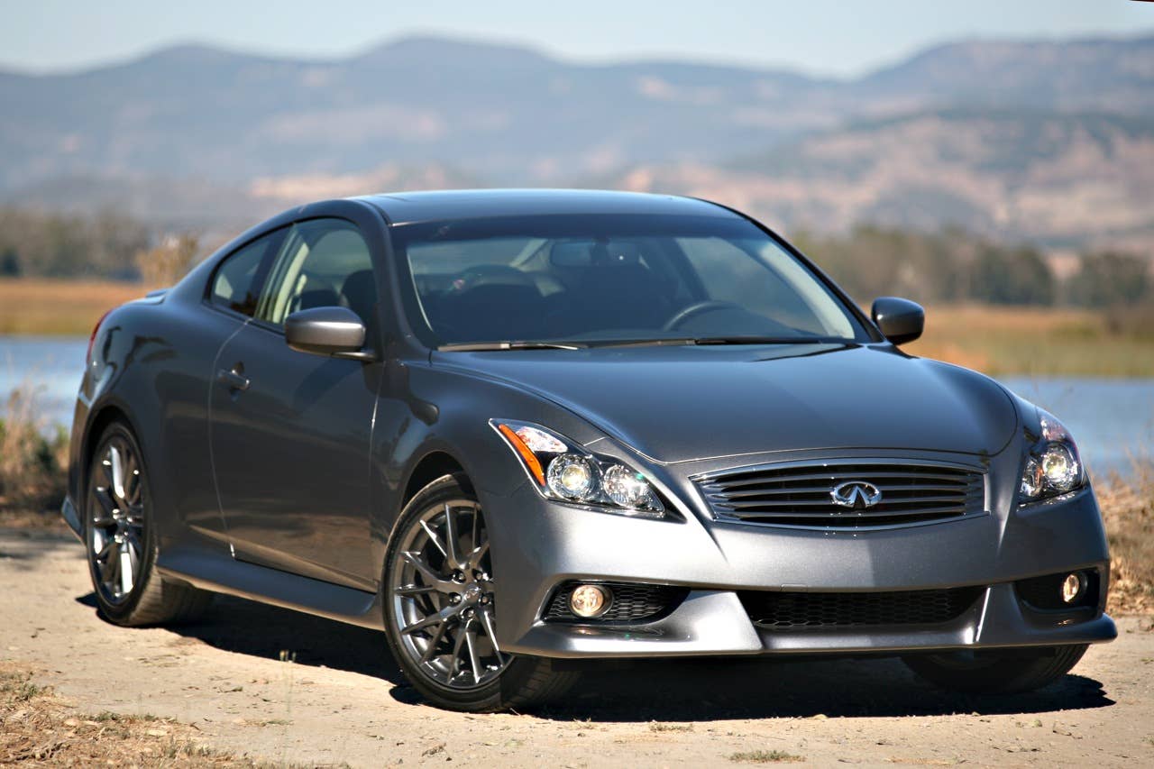 2011 Infiniti IPL G Coupe, front 3/4 view