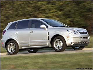MSRP: $17,475 - $23,710Invoice: $16,339 - $22,169Fuel Economy: 29 mpg Hwy/23 mpg CityThe Saturn VUE has evolved from generic utility device to full-fledged sport utility with the speed and luxury to match other compact SUVs. The VUE seats five passengers and is available in front- or all-wheel drive. It comes in four trims: Base, V6, Green Line, and Red Line.More on this Hybrid SUV2007 Saturn VUE InformationCompare the 2007 Saturn VUEFree 2007 Saturn VUE Price Quote