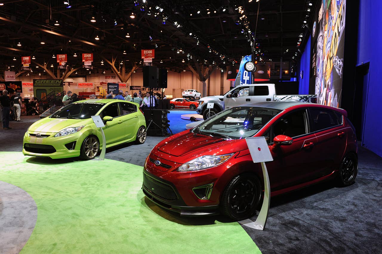 SEMA 2010: Ford Fiestas