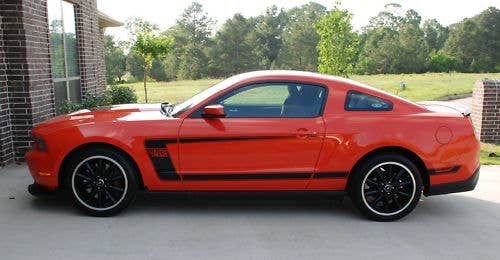 2012 Ford Mustang Boss 302 number 0001 side