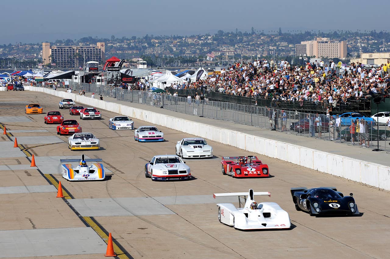 2009 Coronado Speed Festival, the 12th annual race at the base - Photo by Drew Phillips